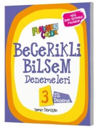 Kurmay Yayınları Fenomen Çocuk Becerikli Bilsem Denemeleri 3 - Kurmay Yayınları