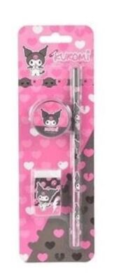 Kuromi 3`Lü Kırtasiye Seti - 1