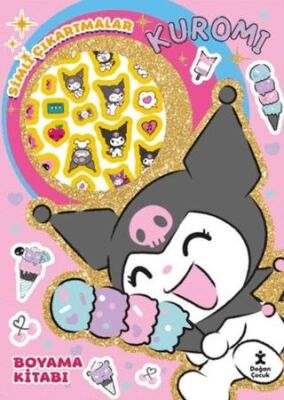 Kuromi - Star Simli Çıkartmalı Boyama Kitabı - 1