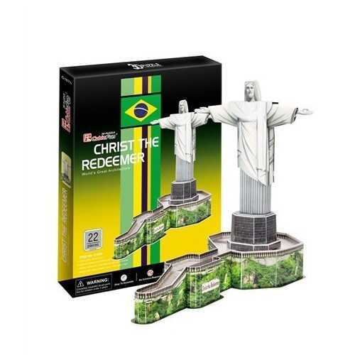 Kurtarıcı İsa Heykeli - Brezilya 3D Puzzle