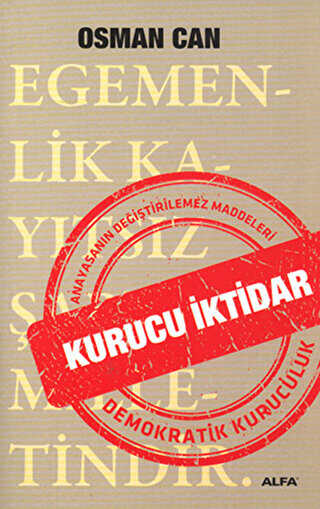 Kurucu İktidar - Alfa Yayınları