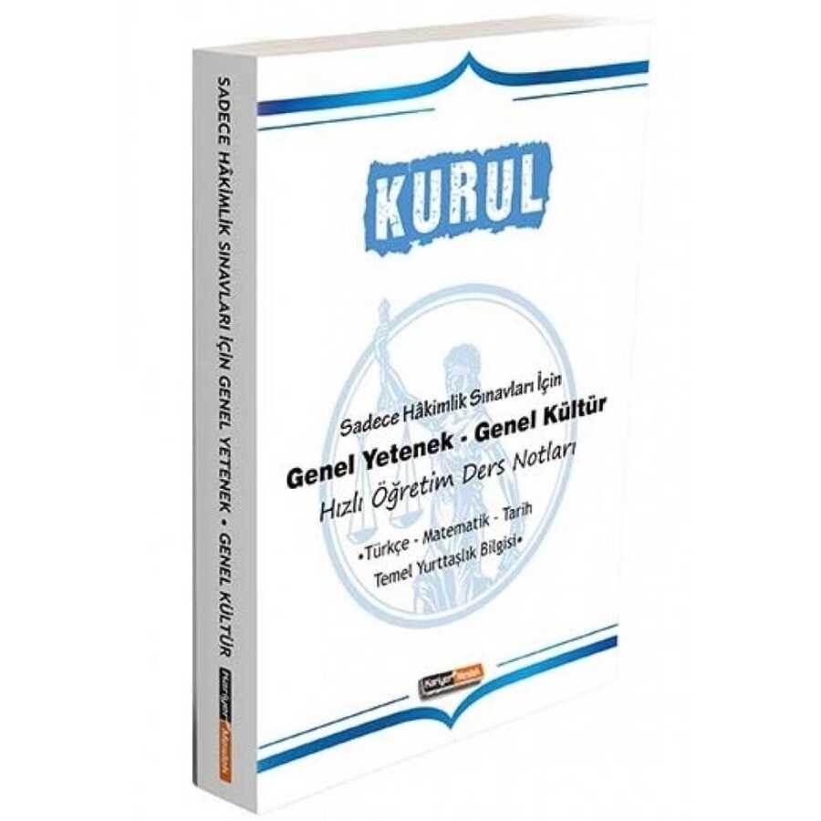 2020 Kurul Sadece Hakimlik Sınavları İçin Genel Yetenek Genel Kültür Ders Notları