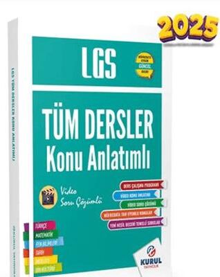 Kurul Yayıncılık 2024 LGS Tüm Dersler Tek Kitap Konu Anlatımlı - 1