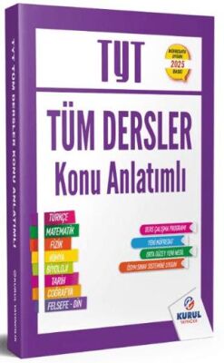 Kurul Yayıncılık 2025 TYT Tüm Dersler Konu Anlatımlı - 1