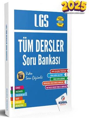 Kurul Yayıncılık 8. Sınıf LGS Tüm Dersler Soru Bankası Video Çözümlü - 1