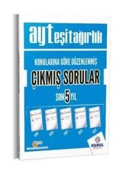 Kurul Yayıncılık AYT Eşit Ağırlık Konularına Göre Düzenlenmiş Son 5 Yıl çıkmış Sorular - Kurul Yayıncılık