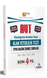 Kurul Yayıncılık AYT Son 4 Yıl Tıpkı Basım Çıkmış Sorular ve Video Çözümleri - Kurul Yayıncılık