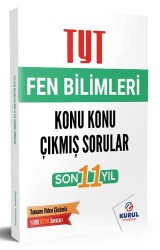 Kurul Yayıncılık TYT Fen Bilimleri Son 11 Yıl Konu Konu Çıkmış Sorular ve Video Çözümleri - Kurul Yayıncılık