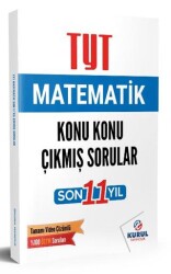 Kurul Yayıncılık TYT Matematik Son 11 Yıl Konu Konu Çıkmış Sorular ve Video Çözümleri - Kurul Yayıncılık