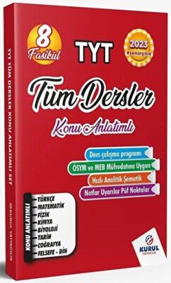 Kurul Yayıncılık TYT Tüm Dersler 8 Fasikül Konu Anlatımlı - 1