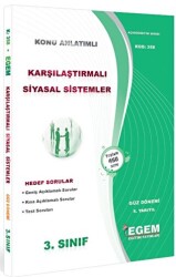 3. Sınıf 5. Yarıyıl Karşılaştırmalı Siyasal Sistemler Konu Anlatımlı Soru Bankası Kod 358 - Egem Eğitim Yayınları