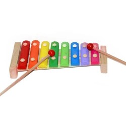 Kutuda Ahşap 8 Farklı Notalı Ksilofon - 2