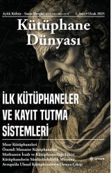 Kütüphane Dünyası 1. Sayı Ocak 2025 - Amore Yayınevi