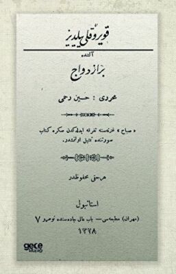 Kuyruklu Yıldız Altında Bir İzdivaç Osmanlıca - 1