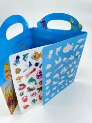 Kuzey 4571 Eğitici Sticker - Deniz Hayvanları - 2