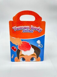 Kuzey 4571 Eğitici Sticker - İnsan Vücudu - Kuzey