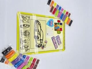 Kuzey Kum Boyama Kitabı A4 5 Yaprak Model-3 - 1