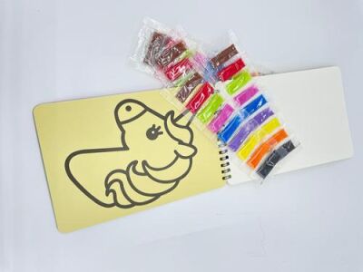 Kuzey Kum Boyama Kitabı A5 5 Yaprak Model-1 - 2