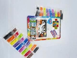 Kuzey Kum Boyama Kitabı A5 5 Yaprak Model-3 - 1