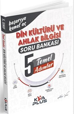 KVA Yayınları 5. Sınıf Din Kültürü ve Ahlak Bilgisi Temel Adımlar Soru Bankası - 1