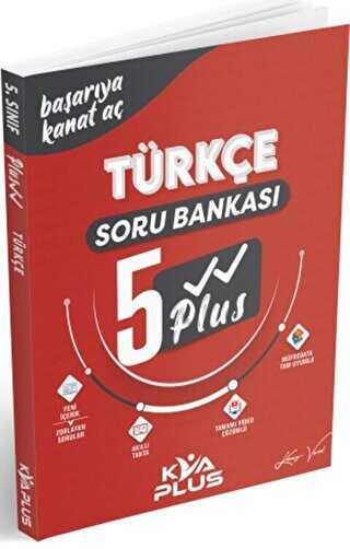 Koray Varol Akademi KVA Yayınları 5. Sınıf Türkçe Plus Serisi Soru Bankası