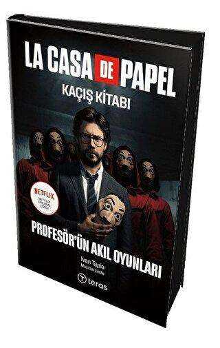 La Casa De Papel Kaçış Kitabı - Profesör`ün Akıl Oyunları Maske Hediyeli - Defter ve Origami Set - Teras Kitap