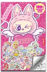 Labubu- 100 Çıkartmalı Boyama Kitabı - Doğan Çocuk