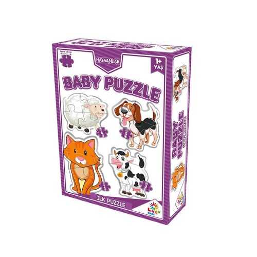 Laço Baby Puzzle Hayvanlar Mor