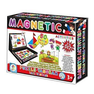 Laço Manyetik Aktiviteler Tangram-Puzzle-Yazı Tahtası - 1