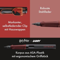 Lamy Safari Harry Potter Dolma Kalem Gryffindor M Uc - 4
