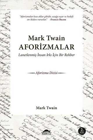 Mark Twain Aforizmalar - Maya Kitap