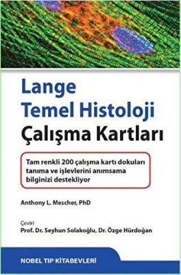 Nobel Tıp Kitabevi Lange Temel Histoloji Çalışma Kartları kapağı