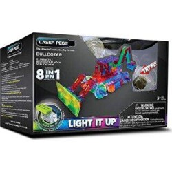 Lase Pegs Bulldozer 8in1 - Laser Pegs