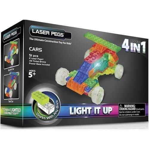 Laser Pegs Car 4in1