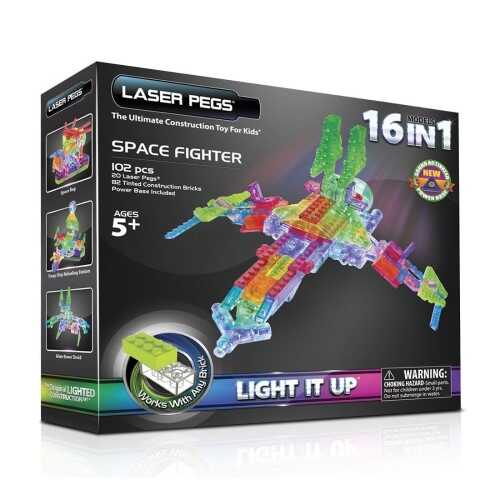 Laser Pegs Space Fighter 16 in 1 