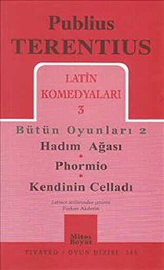 Latin Komedyaları 3 Bütün Oyunları 2 - Mitos Boyut Yayınları