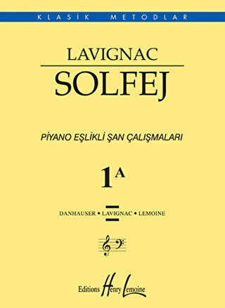 Lavignac Solfej 1A - Büyük Boy - Porte Müzik Eğitim Merkezi