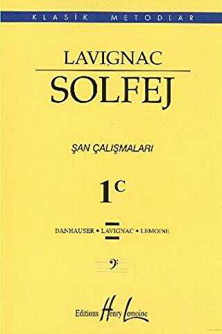 Lavignac Solfej 1C - Küçük Boy - Porte Müzik Eğitim Merkezi