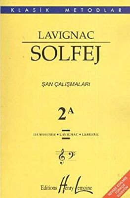 Lavignac Solfej 2A - Şan Çalışmaları kapağı