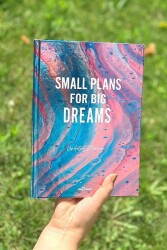 Le Color Metalik Süresiz Planlayıcı Ajanda Defter Mavi - Le Color