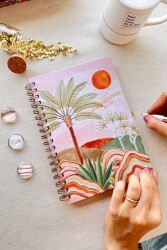 Le Color Akademik Ajanda Spiralli 24-25 Marakeş Palmiye - Le Color