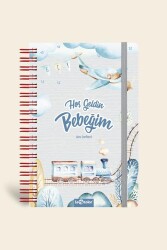 Le Color Bebek Anı ve Anne Hamile Günlüğü Albüm Defter Erkek - 2