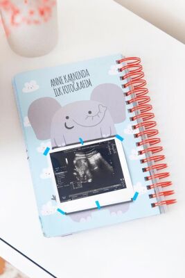 Le Color Bebek Anı ve Anne Hamile Günlüğü Albüm Defter Erkek - 3