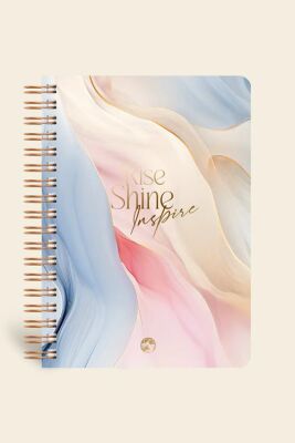 Le Color Marble Spiralli Defter Çizgili Rise - 1