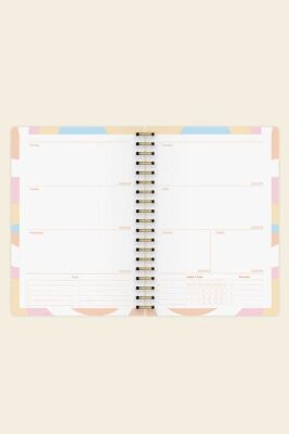 Le Color Süresiz Planlayıcı Spiralli Ajanda Defter Lotus - 3