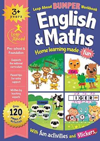 Leap Ahead Bumper Workbook: 3+ Years English and Maths - 1