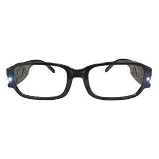 Led Işıklı Kitap Okuma Gözlüğü - Siyah - 1