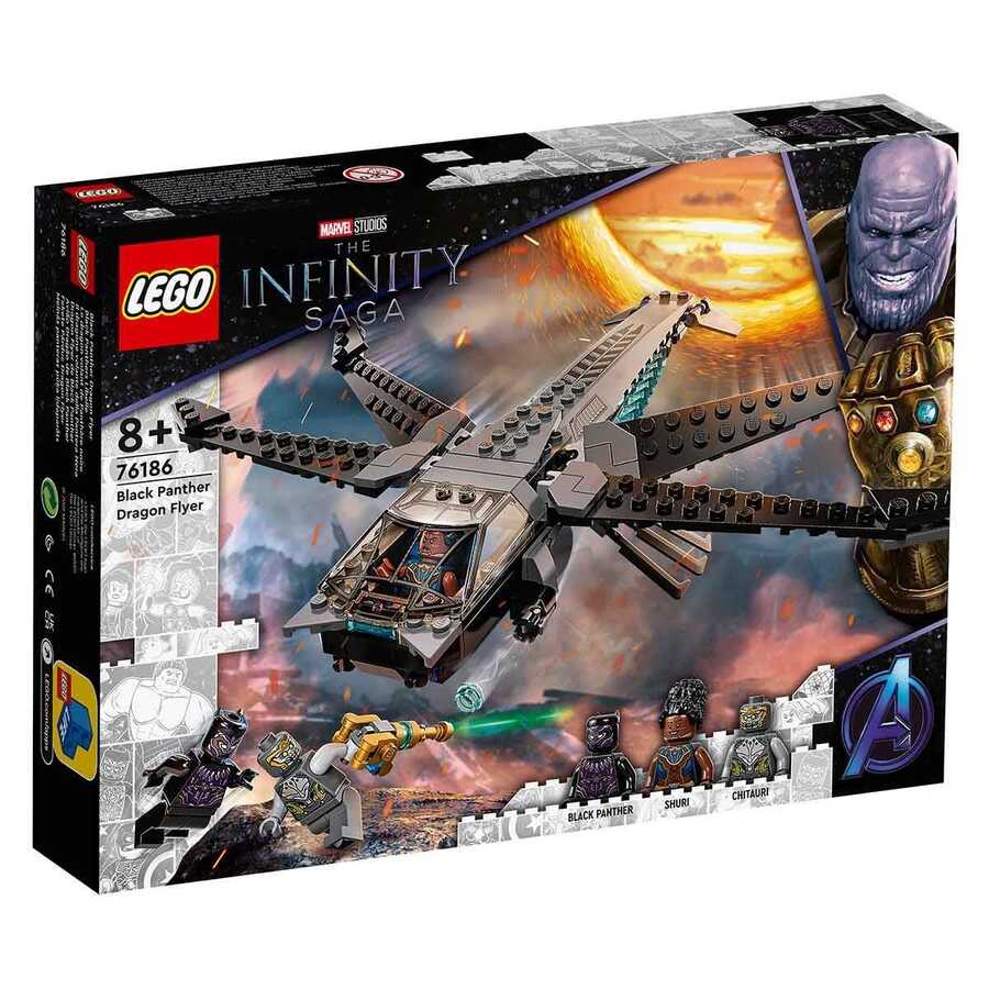 Lego Avengers Black Panther Dragon Flyer 76186