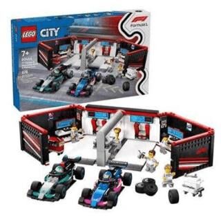 LEGO City F1 Garajı ve Mercedes-AMG ve Alpine Arabaları 60444 - 1