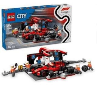 Lego City Ferrari Arabalı F1 Pit Stop Ve Pit Ekibi 60443 - 1